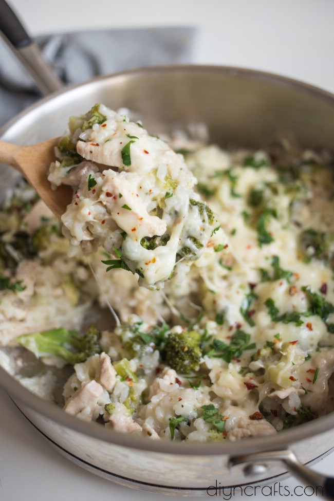 This Cheesy Chicken, Broccoli and Rice Dish Is Fast, Easy, and Delicious