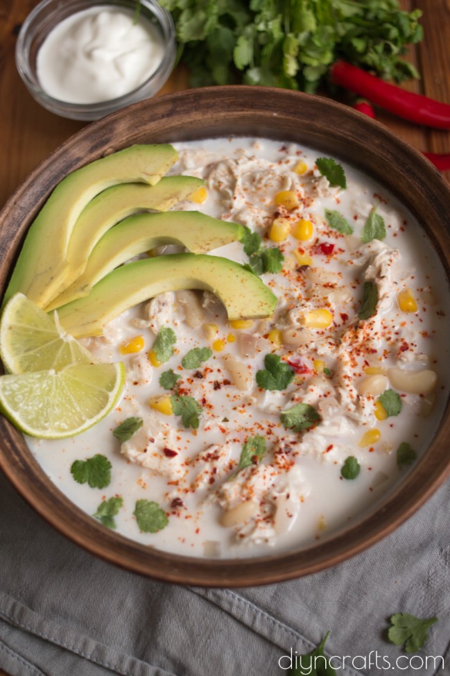 Creamy White Chicken Chili Is The Perfect Slow Cooker Meal For Busy Nights