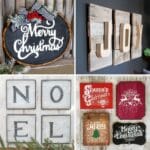 4 Unique DIY Wooden Signs for christmas