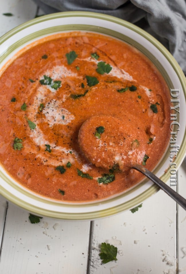 This Homemade Tomato Soup Is The Best That You Have Ever Had!