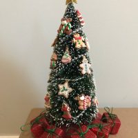  OOAK Dollhouse Miniature Christmas Tree Holiday Tree