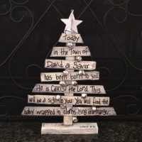 Miniature Christmas Tree Centerpiece