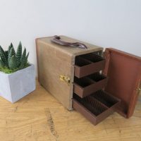 Vintage Photo Slide Storage Box, Carry Case, Photography, Slide Tray Caddy