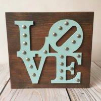 Love Wood Signs - Rustic Home Decor
