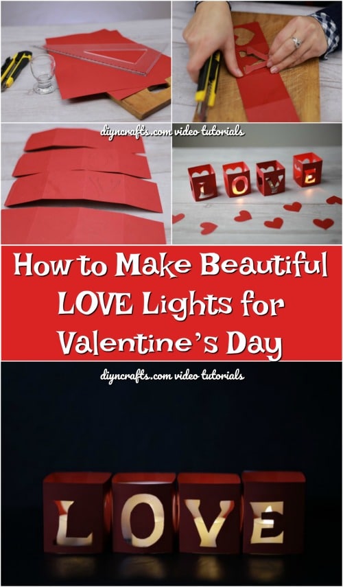How to Make Beautiful LOVE Lights for Valentine’s Day {Video Tutorial}
