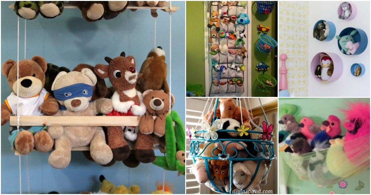 15 Creatively Simple DIY Stuffed Animal Organizers For Kids' Rooms - DIY &  Crafts