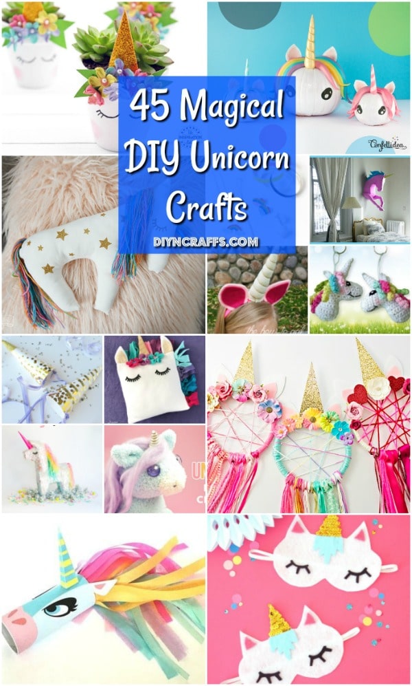 45 Magical DIY Unicorn Crafts That Are Fun For All Ages