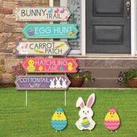 Easter Street Sign Cutouts 