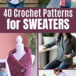 Crochet Sweater Collage