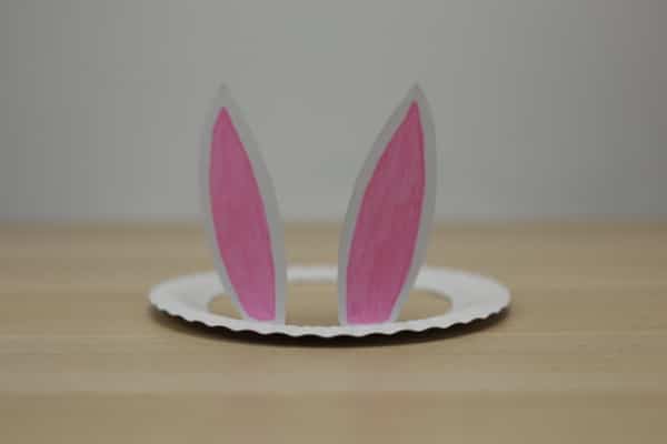 Paper Plate Bunny Ear Hat
