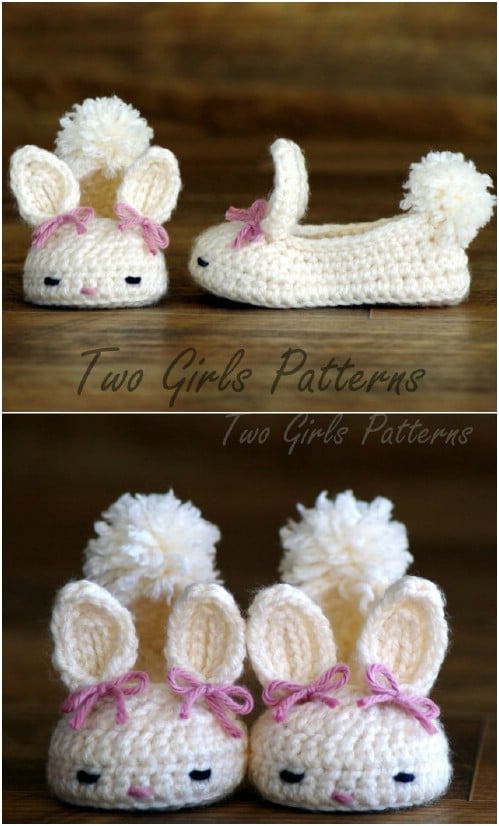 Crochet Bunny Booties