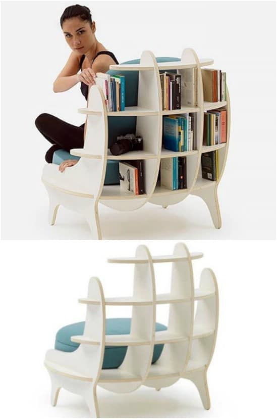 Built In Bookcase Chair