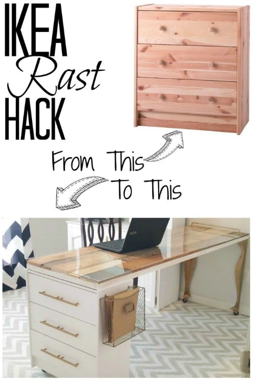 Another IKEA Hack Crafting Desk