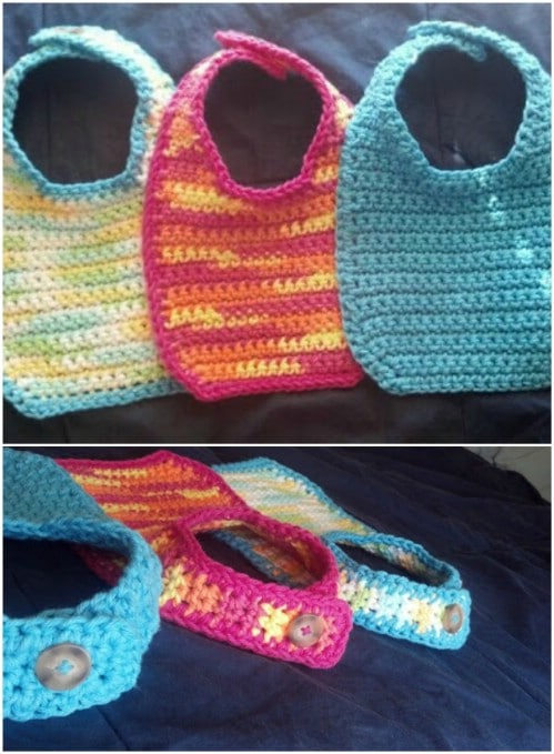 Easy Crochet Bibs Pattern