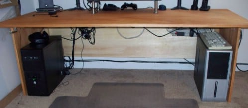 Simple DIY Plywood Desk