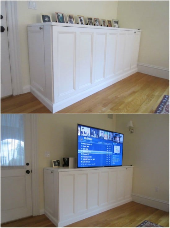 Easy DIY Hidden TV Cabinet
