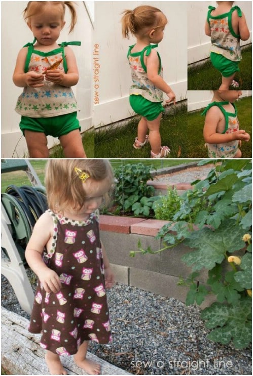 Little Girls’ Tops And Bottoms Pattern