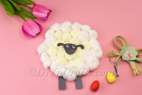 How to Make a Paper Plate Easter Sheep
