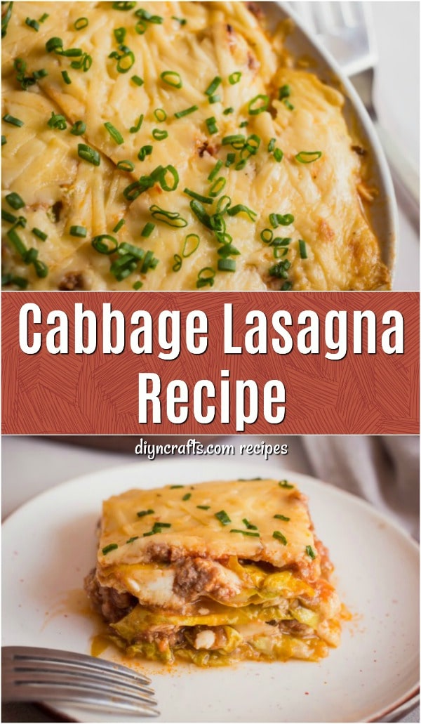 Easy Cabbage Lasagna Recipe - This low carb lasagna is made with cabbage instead of pasta. The quick and easy lasagna recipe has tasty beef, cheese, and a tomato-based sauce and fits into low carb diet. #cabbage #lasagna #recipe #lowcarb