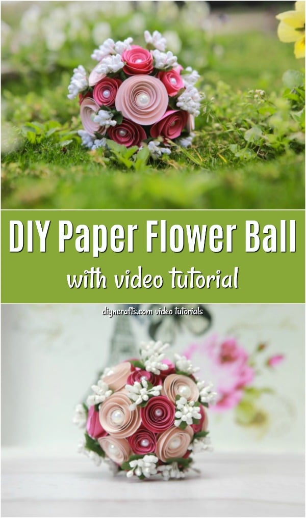 How to Make a Decorative DIY Paper Flower Ball