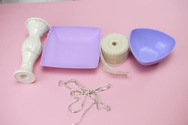 Supplies needed to make a jewelry stand