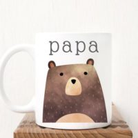 First Father's Day Gift, Father's Day Coffee Mug, Father's Day Coffee Cup, Papa Bear Mug, Papa Bear Coffee Mug, Papa Bear Cup, Gift for Papa