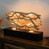 XL Table Lamp Liane 62 cm with 2 spots