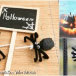 Learn how to make a spider craft Halloween lollipop