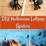 How to make a DIY Halloween Lollipop Spider Craft