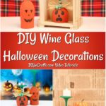 Learn how to make unique painted pumpkin art from a wine glass