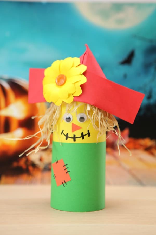 Easy DIY Paper Scarecrow Kids Craft - Fall Kids Craft