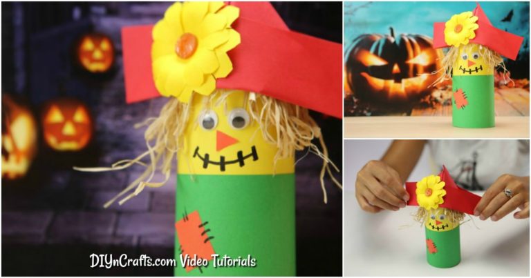 Learn how to make a paper scarecrow craft to share with your kids