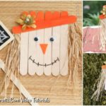 How to make a scarecrow from craft sticks photo tutorial