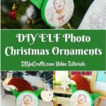Elf Photo Ornaments for Christmas Collage pciture