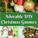 A beautiful collage of how to make a Santa Christmas gnome ornament