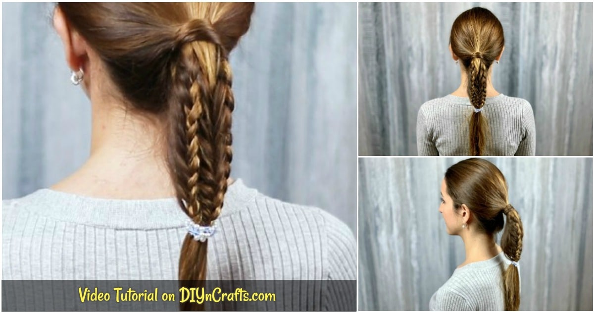 Bohemian Style Fishtail Ponytail - Video Tutorial - DIY & Crafts