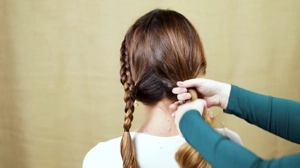 Creating second ponytail