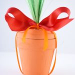 Carrot flower pot