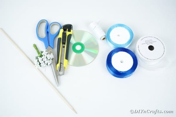 Supplies for cd curtain holder