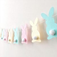 Pastel Bunny Easter Garland
