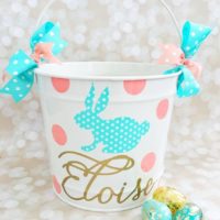 Personalized Easter bucket
