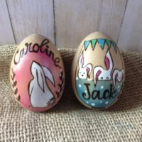 Custom Painted Personalized Easter Egg
