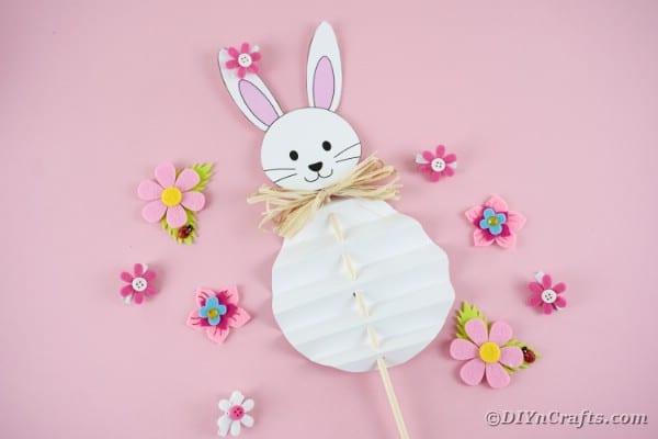 Adorable Paper Bunny Easter Craft Free Printable Diy Crafts