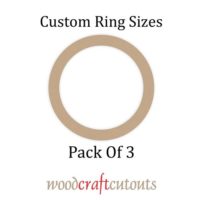 Custom Unfinished Wood Rings
