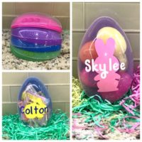 Personalized Large Bunny Easter Eggs