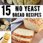 Yeast Free Bread Recipes Collage