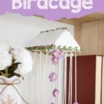 DIY birdcage on bookshelf