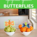 Butterfly spoons in fruit