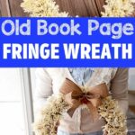 Fringed wreath collage