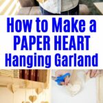 Heart garland collage